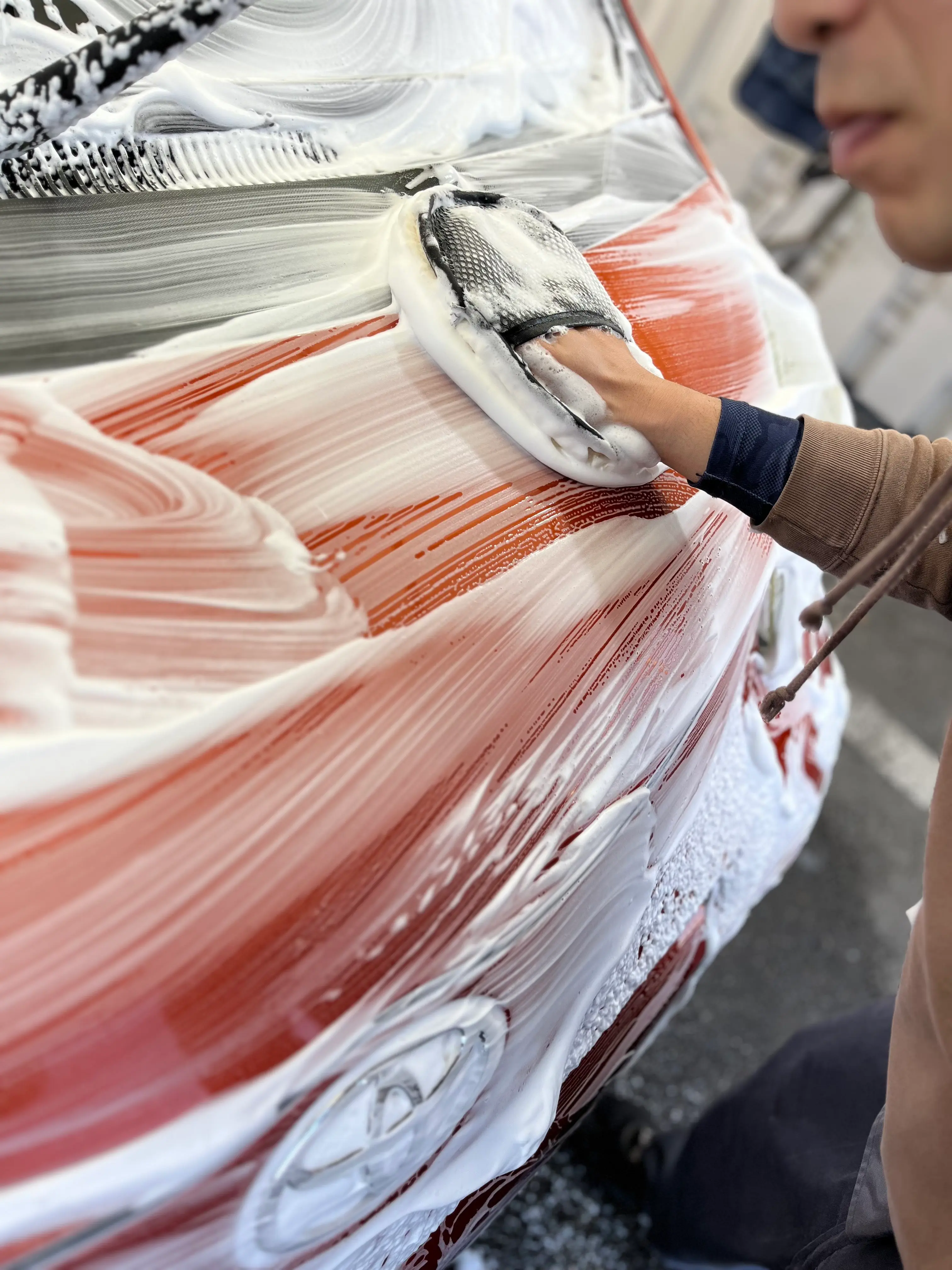 ディテイリングの作業風景3